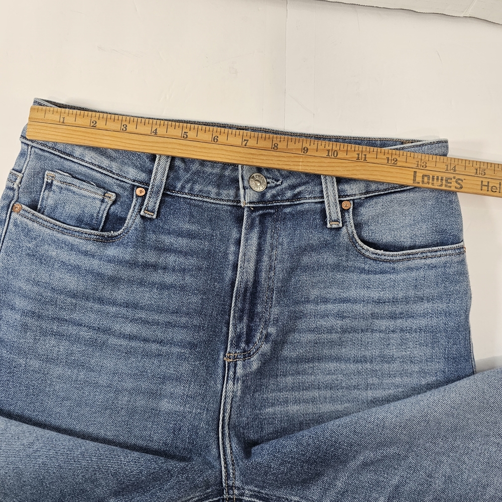 PAIGE Light Blue Cropped Jeans - Picture 6 of 12